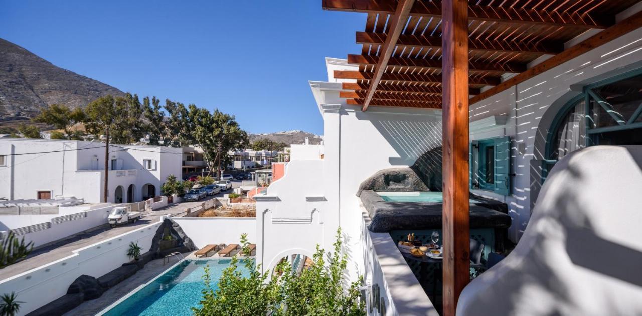 Armonia Hotel Kamari  Bagian luar foto